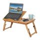 Bamboo Laptop Table with Drawer