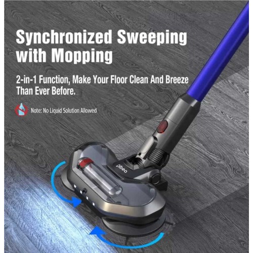 Dibea FC20 Cordless Stick Vacuums with Mopping Floor Brush