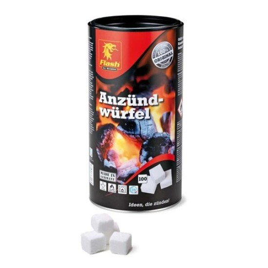 flash firelight paraffin 100 pcs tin