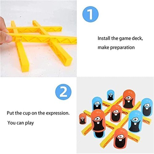 Big Eat Small Tic Tac Toe Game Set, Board Game Gobble