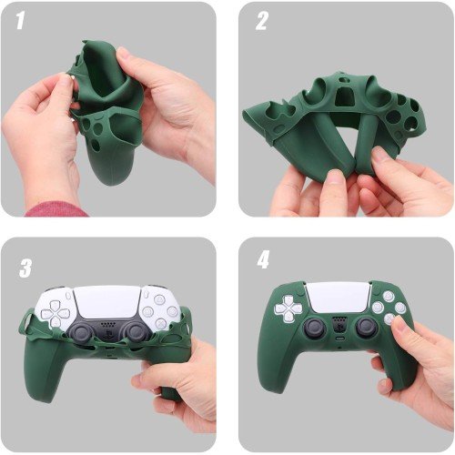 DOBE PS5 Dualsense Controller Silicone Case - Green