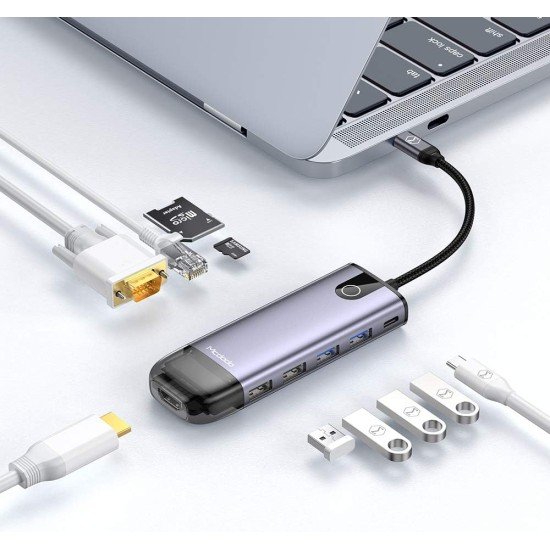 Mcdodo USB C Hub Adapter, 10 in 1 Type C Hub
