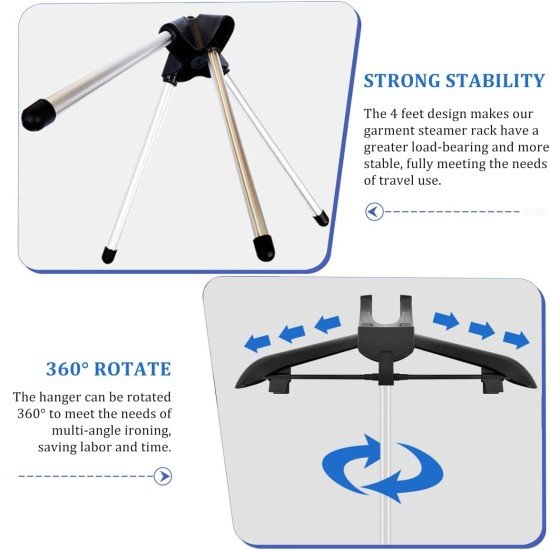 Coat Hanger Steamer Foldable Rack