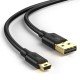 UGREEN USB 2.0 A Male to Mini 5 Pin Male Cable 1m (Black) 10355-US132