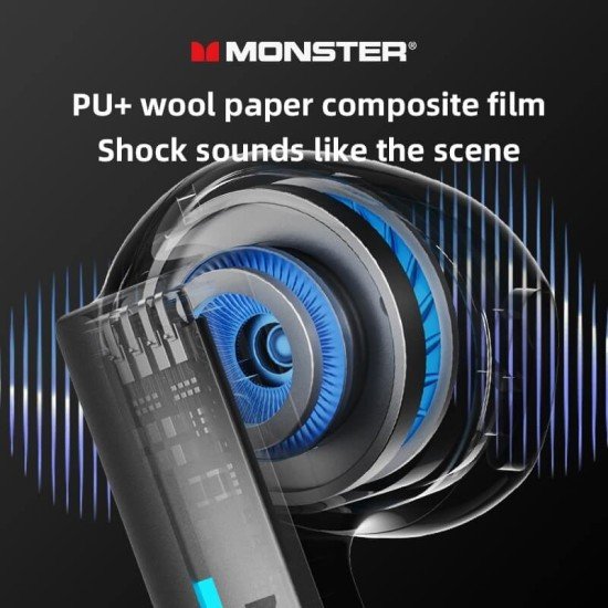 Monster TWS Earbuds XKT11 - blue