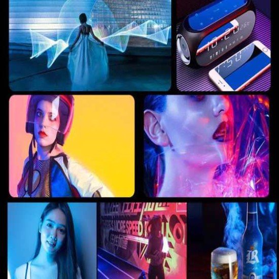 BD-06 LED Photo Handheld Stick Light Full Color RGB Fill Light