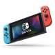 Nintendo Switch OLED Console - Neon Blue and Red with Gift | Cassettes Bag and Toughened GLASS