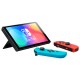 Nintendo Switch OLED Console - Neon Blue and Red with Gift | Cassettes Bag and Toughened GLASS