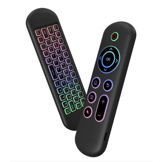 Porodo Air Mouse Remote Mini Keyboard 6-Axis Gyro Sensor