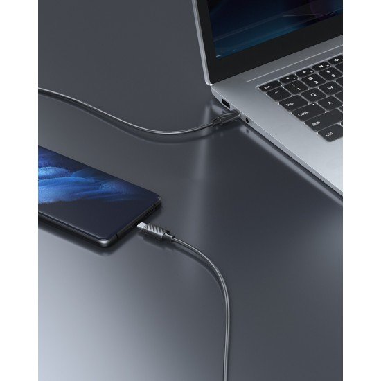 Porodo Blue USB-C To USB-C Cable Fast Charge and Data 1.2m