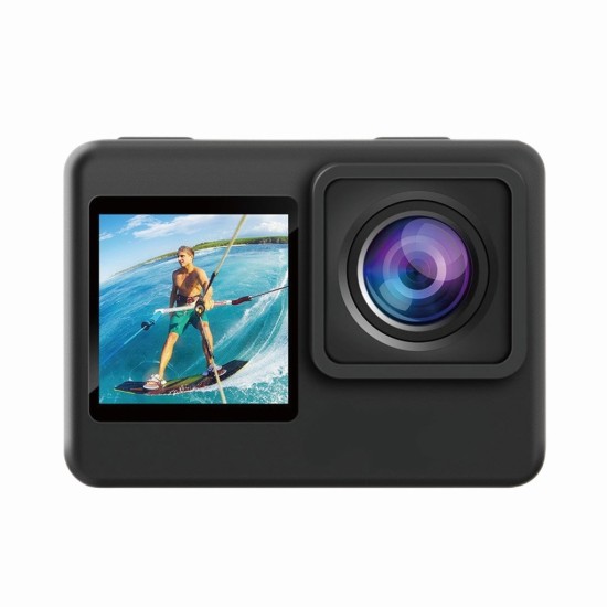 Porodo Lifestyle Waterproof 4K Action Camera 900mAh - Black