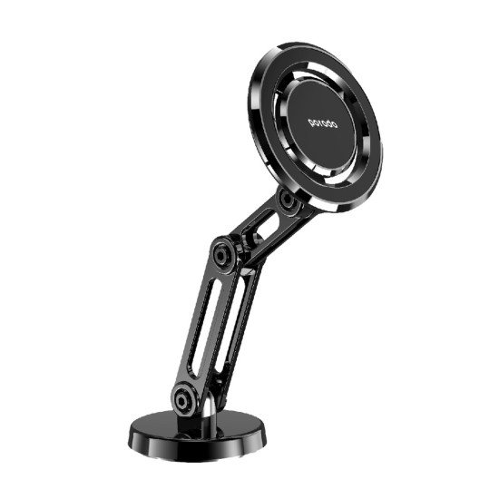 Porodo Zinc Alloy Versatile Phone Mount Multi-Joint & 360° Rotating - Black