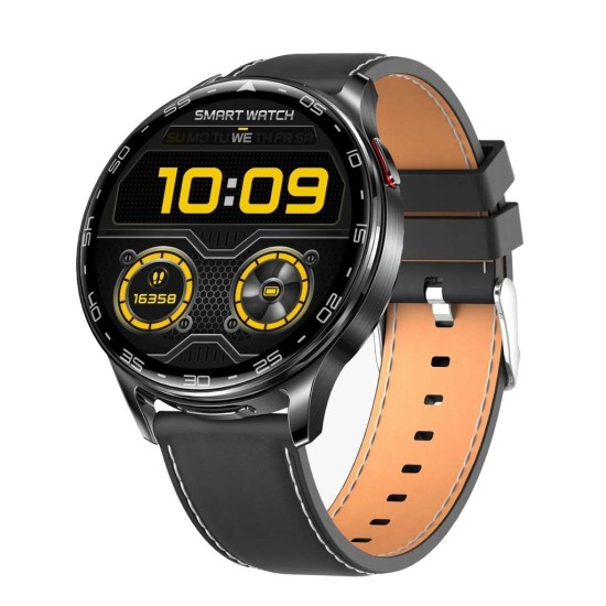 Porodo Pulse Smartwatch With Earbuds - Black