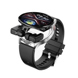 Porodo Pulse Smartwatch With Earbuds - Silver Porodo Pulse Smartwatch With Earbuds - Silver