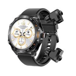 Porodo Hype Smartwatch With Earbuds - Black Porodo Hype Smartwatch With Earbuds - Black