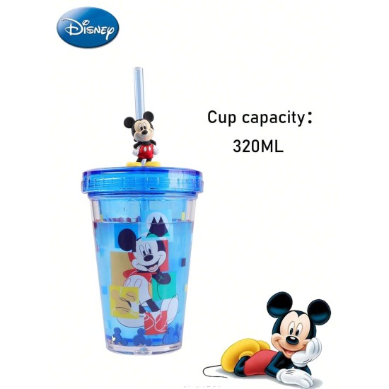 Disney Tumbler Plastic Water Mug with Straw - Mickey Mouse