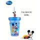 Disney Tumbler Plastic Water Mug with Straw - Mickey Mouse