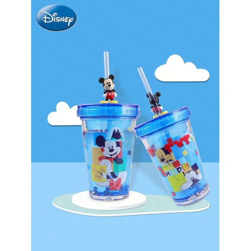 Disney Tumbler Plastic Water Mug with Straw - Mickey Mouse