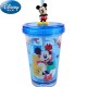 Disney Tumbler Plastic Water Mug with Straw - Mickey Mouse