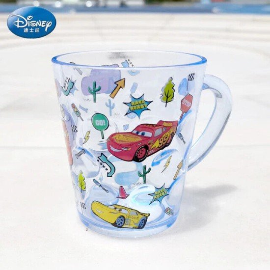 Disney Cars Lightning McQueen Durable ABS Plastic Cup, 250ml