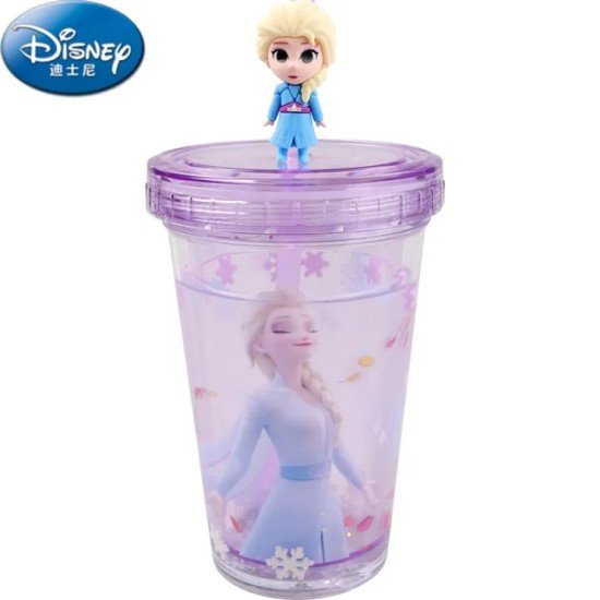 Disney Tumbler Plastic Water Mug with Straw - Elsa