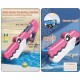 Crocodile Electric Water Gun 10-15M Range - 7.4V 800MAH LITHIUM BATTERY,Pink