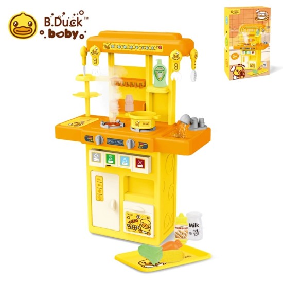 Little Yellow Duck 4-in-1 Fun Kitchen for Babies and Children Toys