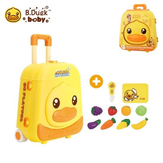 Little Yellow Duck 4-in-1 Fun Kitchen for Babies and Children Toys