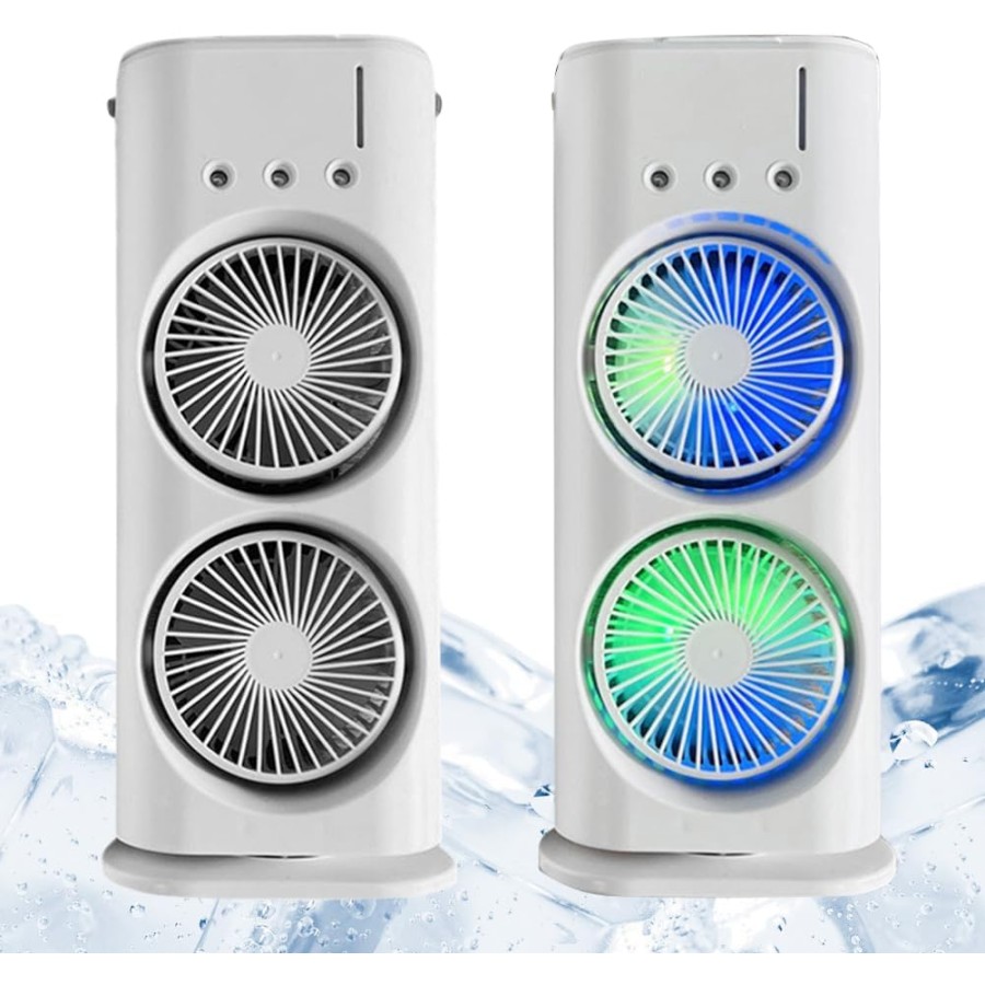 Double-Ended Spray Fan USB Rechargeable