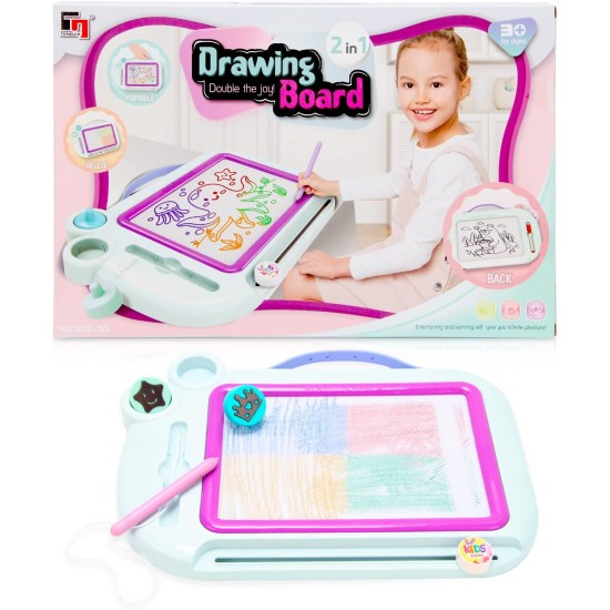 Magnetic Drawing Board and Whiteboard Erasable for children