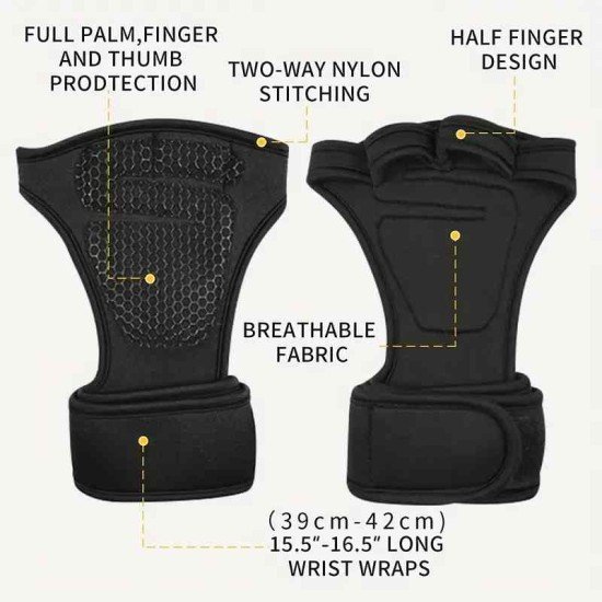 Resistant Gloves with Anti-Abrasion Non-Slip Grip 