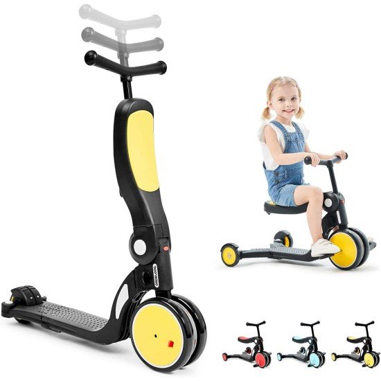 Kid Scooter, 3 in 1 Kid Tricycle 3 Wheels