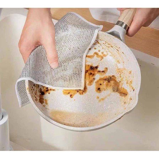 Multifunctional Non-scratch Wire Dishcloth Household