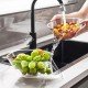 Drain Bowl Basket for Washing Food Vegetable Fruit