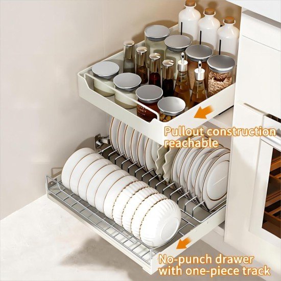 Dish Drying Rack for Kitchen Cabinets