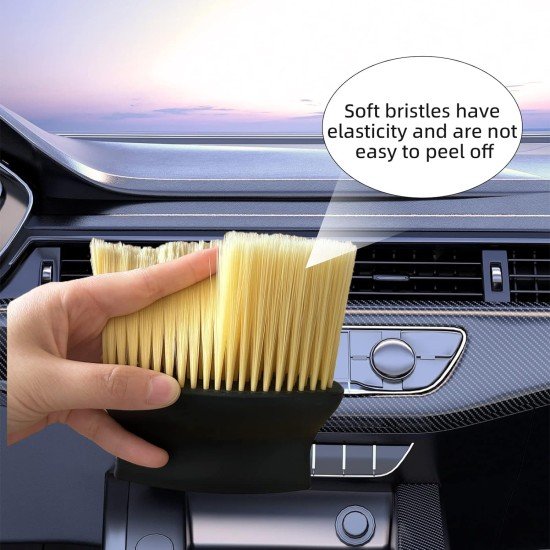 Car Interior Cleaning Brush - Yellow