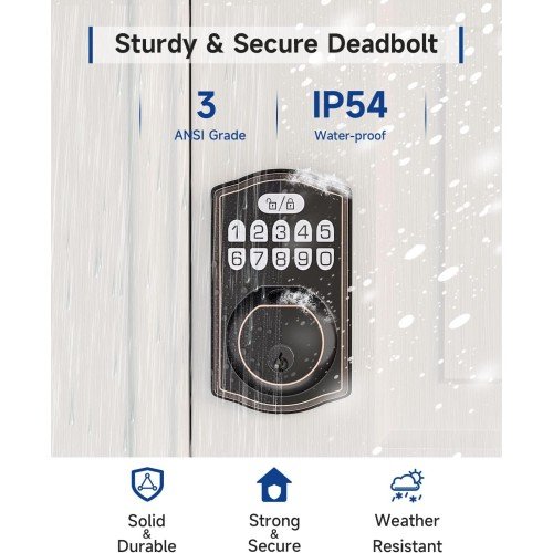 Fingerprint Keyless Entry Door Lock