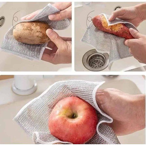 Multifunctional Non-scratch Wire Dishcloth Household