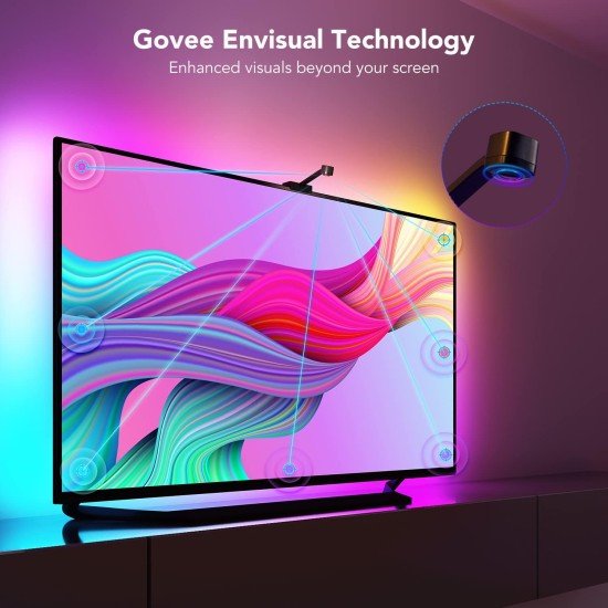 Govee WiFi LED TV Backlights with Camera (3.6M)
