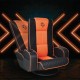 Porodo Gaming Predator Pro Gaming Seat with Armrest & Cupholder 360 Swivel - Black/Orange