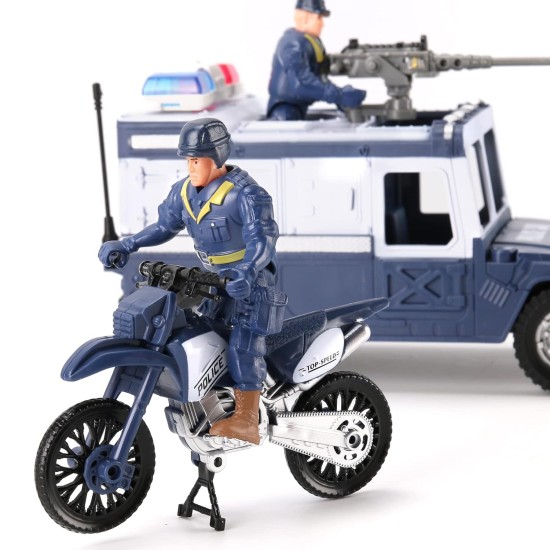 8PCS Police Rescue Patrol Toy