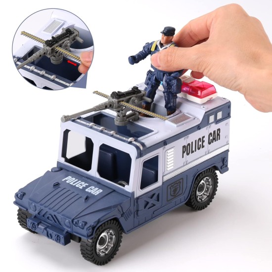 8PCS Police Rescue Patrol Toy