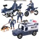 8PCS Police Rescue Patrol Toy