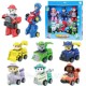 Transformable puppy patrol game set "PAW PATROL" rescue heroes 6 figures