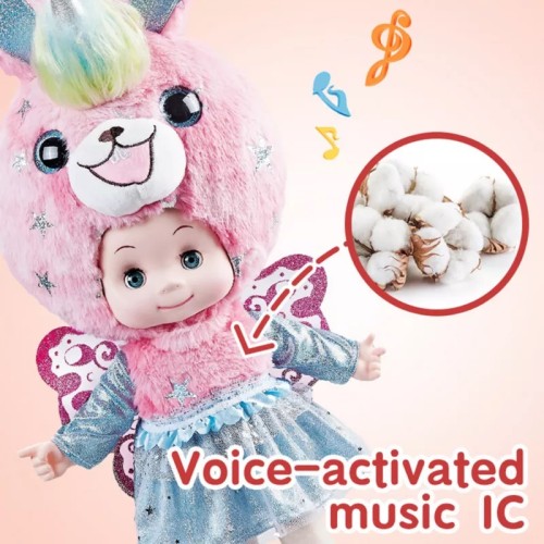 21inch voice-controlled unicorn doll with music