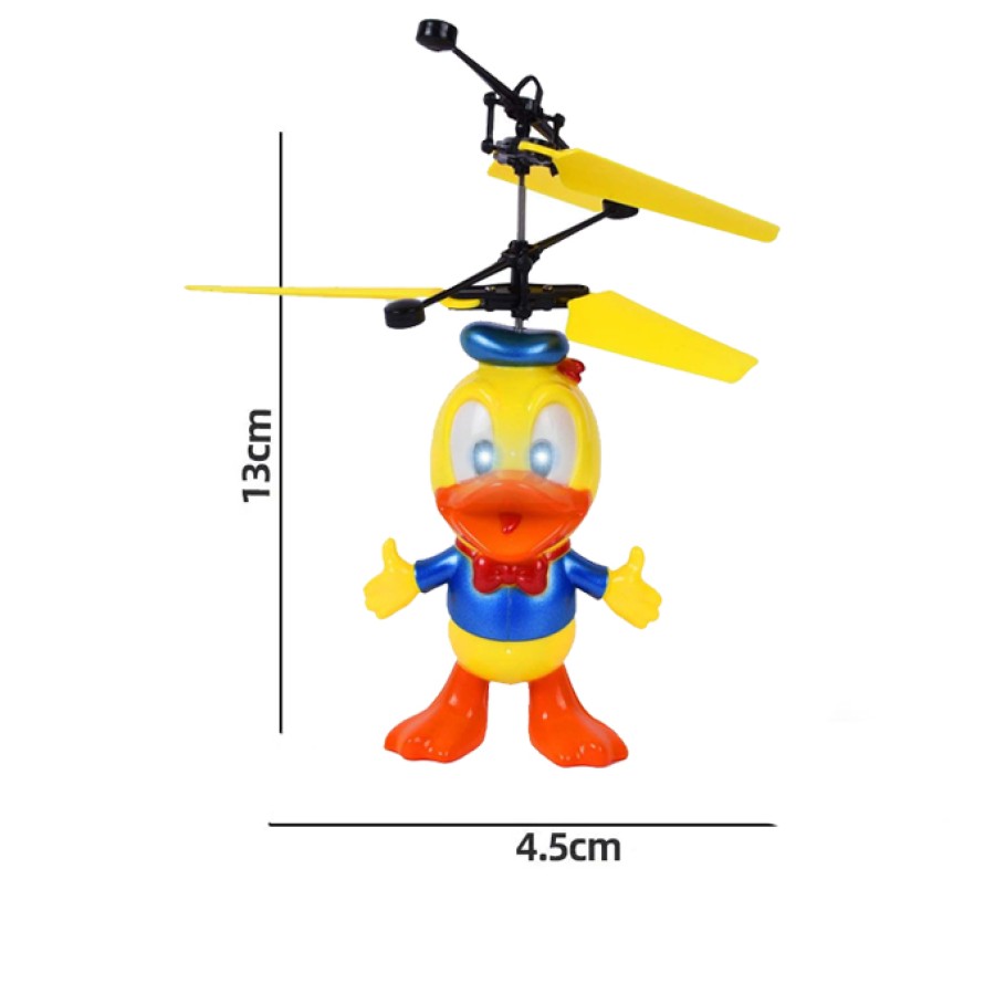 Hand Sensor Control Rechargeable Donald Duck Mini Fly Toy for kids