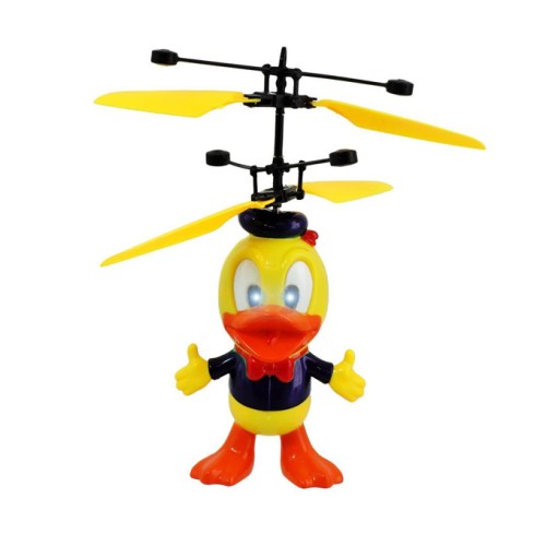 Hand Sensor Control Rechargeable Donald Duck Mini Fly Toy for kids