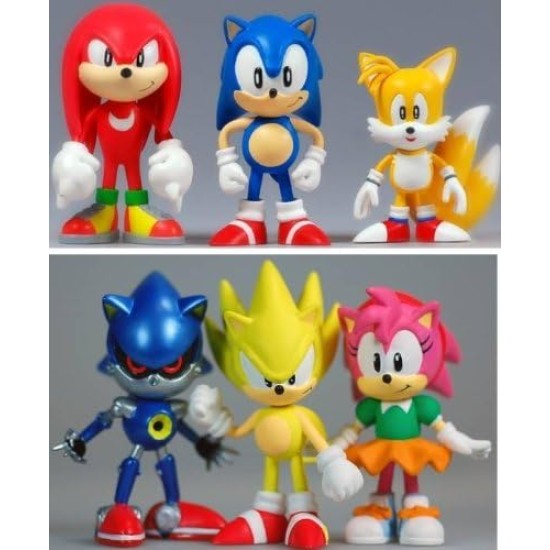 Sonic the Hedgehog Mini Figure 6 Pack Collection