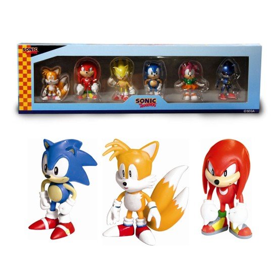 Sonic the Hedgehog Mini Figure 6 Pack Collection