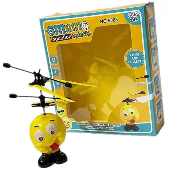 StarsOne Hand Sensor Flying Smiley Mini Fly Toy for kids